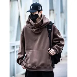 Techwear Double Layer Hoodie: Harajuku Style Pullover