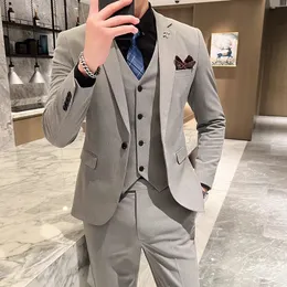 その他 TSJ SUITS 3P GRAY M Asphalt Grey Performance Suit | Stitch & Tie