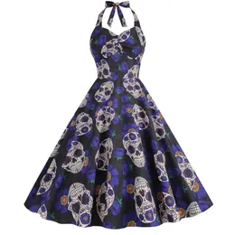 open lace back dress Skulls And Purple Sleeveless Dress  Grim Haven Clothing