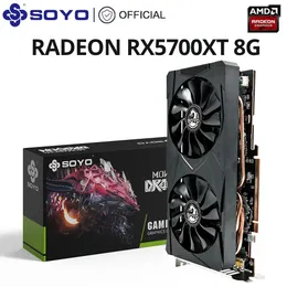 SOYO RX 5700 XT 8GB GDDR6 Gaming Graphics Card High Performance