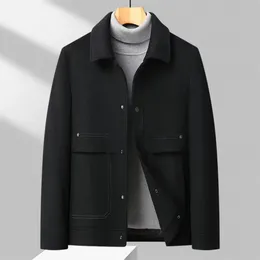 024 Autumn And Winter Double Sided Wool Coat Jacket With