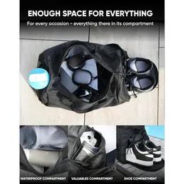 Versatile Sports Duffle Bag with Shoe Compartment Perfect for