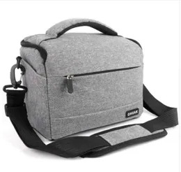 DSLR -kameraväska Fashion Polyester Shoulder Bag Camera fodral för Canon Nikon Sony Lens Pouch Bag Waterproof Pography PO5120152