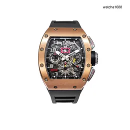 Berühmte Armbanduhren Beliebte Armbanduhren RM Watch RM011-FM Felipe Massa Time Code Herrenarmbanduhr aus Roségold RM011 DK