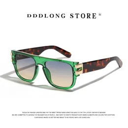 DDDLONG Retro Fashion Square Punk Sunglasses Women Men Sun Glasses Classic Vintage UV400 Outdoor Shades D373 240220