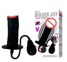 Ankomst Anal Toys Sex Product Största en Världen Max Dia 10 5cm Uppblåsbar analplugg Big Size Dildo2770106