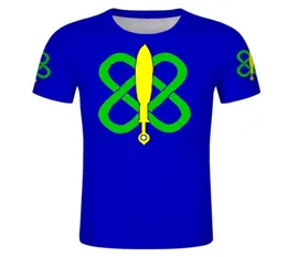 Yoruba People T Shirt Personalizzata Tribe Flag Tshirt Yorubas Abiti etnici Stampa Sport Nigeria National Streetwear Tshirt 2206095735803