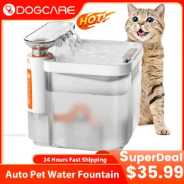 Forniture Dogcare Cat Water Fountain Filtro auto 2,5 l Disper al distributore di acqua per animali