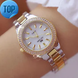 BS Bee Siostra 1258 Luksusowe prezenty Top Fashion Quartz zegarki żeńskie ze stali nierdzewnej Damowe zegarek Diamond Relogio feminino