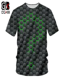 OGKB Nuova maglietta tridimensionale Vortex Square Men039s Stampa 3D estiva Maglietta 3D casual Top oversize 7XL2812452