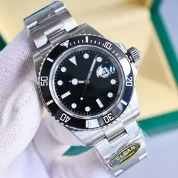 Czyste fabryczne luksusowe zegarki męskie zegarki Watche Wysokiej jakości automatyczne zegarki mechaniczne 904L Stal nierdzewna 3135 lub 3235 Ruch Ceramiczny ramka Luminous