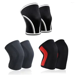 Knee Pads 1 PC Squat 7mm Sleeves Pad Support Men Women Gym Sports Compression Neoprene Protector Fitness Fit Weightlifting