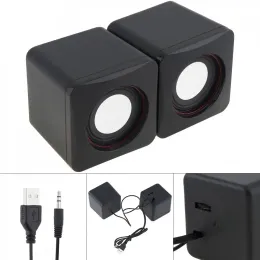 스피커 블랙 101Z 6W USB 2.0 스피커 3.5mm 스테레오 잭 및 USB 구동 PC / 노트북 / 스마트 폰 핫 품질