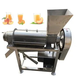 Stainless Steel Screw Press Fruit Apple Watermelon Mango Pineapple Juice Crusher Juicer Extractor Machine