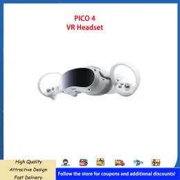 Dispositivos Original Pico 4 VR Headset Pico4 VR Óculos 4K + Exibição de Supervisão para Metaverso Stream VR 3D Gaming