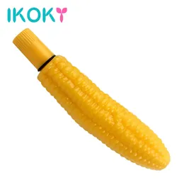 IKOKY Erotic Gspot Stimolazione Massaggiatore Forte Vibrazione Prodotto Adulto Corn Vibratore Giocattoli Del Sesso In Silicone per Donna S10182344994