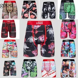 Psds Fashion Boxers Men Underpants Designer 3Xl Mens Top Quality Underwear Ps Ice Silk Underpants Breathable Printed Boxers With Package Plus Size New Printed 110