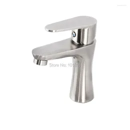 Bathroom Sink Faucets L16737 Luxury Deck Mounted 304 Stainless Steel Material Wash Basin Tap