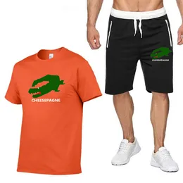 2024 sommer Neue herren Sportswear-Set Kurzarm T-shirt und Shorts Zwei Stück Casual Wear Running Basketball-Training Kleidung