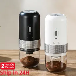 Grinders Electric Coffee Grinder USB Wireless Professional Ceramic Grinting Core Coffee Beans Mill Portable Coffeer Accessories