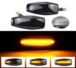 2 peças para hyundai fluxo de água indicador led marcador lateral luz sinal volta para hyundai elantra getz sonata xg terracan tucson kia 2568180