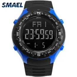 남성용 스포츠 시계 5bar 방수 Smael Watch S Shops resist Cool Big Men Watches Sport Military 1342 LED Digital WrsitWatches245a