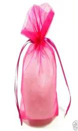 200 Pcs Pink Organza Bags Gift Wrap Wedding Favor 7X9 cm 27 inch x35inch5190952