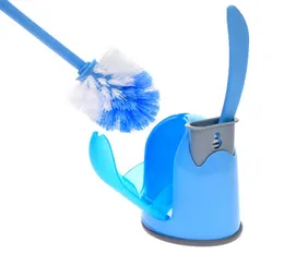 selling toilet brush and toilet brush clean side bending corner cleaning brush With base5298826