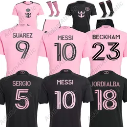 MESS1 SUAREZ soccer jersey 2024 BECKHAM SERGIO JORDI ALBA football shirt kids kit MARTINEZ YEDLIN jersey 24 25