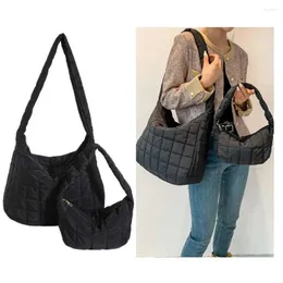 Evening Bags Women Shoulder Bag Handbag Lightweight Quilted Large Capacity Hobo Tote Versatile Casual Winter Travel