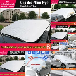 Новинка, защита от снега, льда, солнца, пыли, мороза, Защитная крышка для лобового стекла автомобиля, универсальная для авто X3c4 V2s1