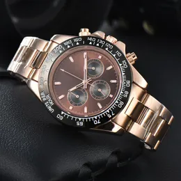 2024 Dayto Мужские часы дизайнерские кварцевые роскошные часы водонепроницаемые из нержавеющей стали с сапфировым стеклом модные наручные часы Мужские кварцевые часы roll -010