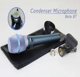 Настоящий конденсаторный микрофон beta87a высшего качества beta 87a, суперкардиоидный конденсаторный вокальный микрофон с потрясающим звуком3802880