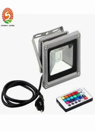 Proiettori a LED 30W 50W 100W RGB Led Luci di inondazione per esterni impermeabili AC 85265V 24 tasti Telecomando EUAUUSUK Plug7043118