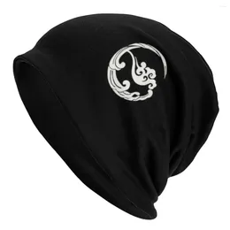 Basker gusu lan sekt logotyp beanies caps män kvinnor unisex trend vinter varm stickning hatt vuxen den otedda wei wuxian motorhuven hattar