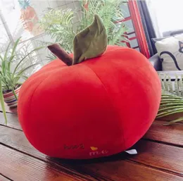 Dorimytrader Big Red Apple Plush Toys Schow Miękki kreskówki Owoce zielone jabłko okrągłe poduszka poduszka Lalka 50 cm dla dzieci prezenty DY61972121068