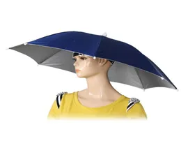 26quot diâmetro elástico faixa de pesca chapéu guarda-chuva azul escuro9632025