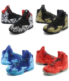 Men What the Lebron 11 XI Kids shoes Easter BHM Christmas Blue MVP Championship Black Silver sneakers4651226