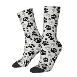 Мужские носки Happy Vintage с принтом Crazy Unisex Animal Paws Harajuku, бесшовные носки с забавным принтом, подарок для мальчиков