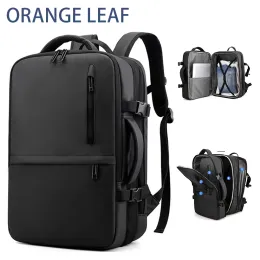 Backpack New Large Capacity Men's Business Travel Backpack High Quality Laptop Backpack USB Charging Laptop Bag Waterproof Backpack