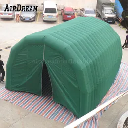 8mLx5mWx4mH (26x16.5x13.2ft) wholesale Inflatable car garage tent inflatable tunnel cover for outdoor use party tents repair workshop wash shelter