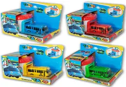 1PC Baby Toy Korean Cartoon Tayo The Little Bus Model Mini Plastic Tayo Bus Baby for Kids LJ2009302030453