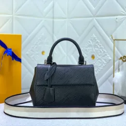 10A En Kaliteli Tasarımcı Kadınlar Omuz Crossbody Çanta Orijinal Deri Debriyaj Çanta Çanta Cluny BB Çantalar Tuval Renkli Kayış Sacoche Cüzdan M42738