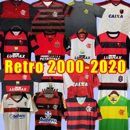 Flamengo retro versiyon futbol formaları flamenko adriano josiel williams emerson kleberson futbol gömlek üniforma 00 01 03 04 05 08 09 2002 2004 07 10 2014 2017 19 20