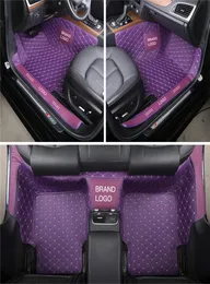 Custom Fit Car Accessories Car Mat Waterproof PU Leather ECO friendly Material For Vast of vehicle Full Set Carpet With Logo Desig6176232