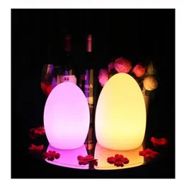 Zdalne sterowanie wodoodpornym kształtem jaja RGB LED LED LEAD LEATHATABLATEM Walka na zewnątrz domowy bar ogrodowy KTV stół jadalny 6557881