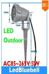 Popolare lampada da giardino a LED da esterno ad alta potenza da 3 W AC85265V 4105283