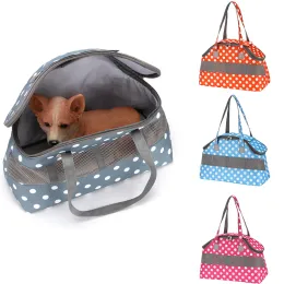 Carriers SoftSided Pet Dog Carrier Bag Travel Cat Carriers Portable Backpack Cat Cage Breathable Small Dog Travel Bag Airplane Approved