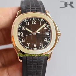 3K najsilniejsza wersja Aquanaut 5167R-001 Brown Diar Real Cal 324C Automatyczne mechaniczne 5167A męskie zegarek Sapphire Stal Designer SPO247F