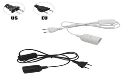 Pendelleuchten EU US-Stecker 18 m Netzkabel Kabel E27 Lampensockelhalter mit Schalterdraht für hängende LED-Lampen Fixture Hanglamp Suspe7136354